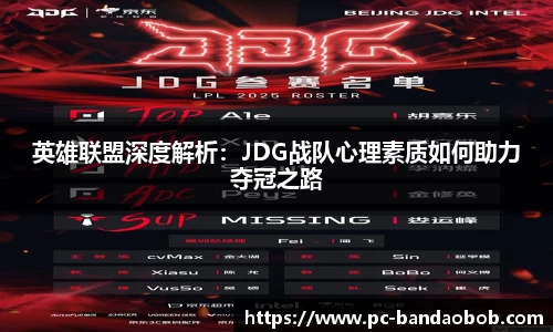 英雄联盟深度解析：JDG战队心理素质如何助力夺冠之路